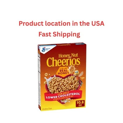Cereal Cheerios de nuez miel 10,8 oz corazón saludable sin gluten avena integral Foto 1 de 4