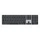 Apple Tastiera computer MAGIC KEYBOARD Touch ID Silver e Black MXK83T A