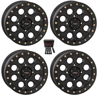 System 3 SB-7 Beadlock 14" Wheels Black (4+3) Polaris RZR 1000 XP (4) - Image 1 of 3
