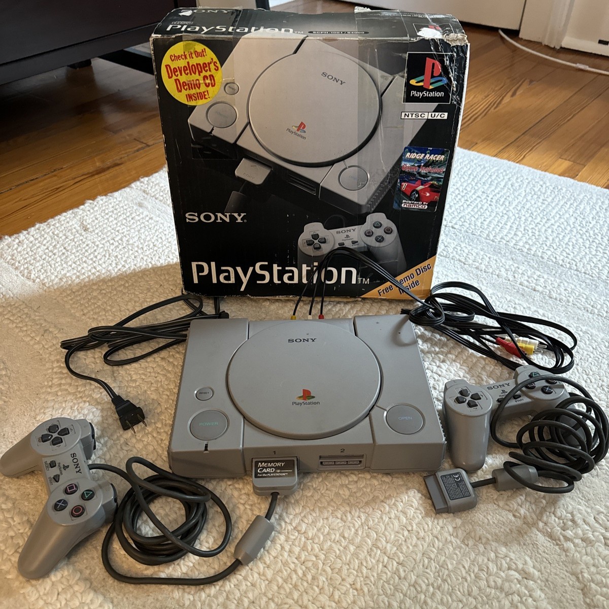SONY - ＃プレイステーション＃ワン Sony PlayStation 1 NTSC-U/C Gray Video Game Consoles for