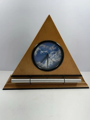 Vintage Now and Zen Alarm Clock Progressive Chimes 1997 Triangle - Working! - Image 1 of 4