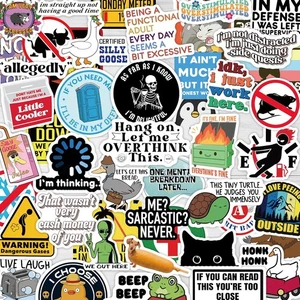 200 Pcs Funny Stickers for Adults (Dirty) Meme Water Bottles Multicolor  - Picture 1 of 8