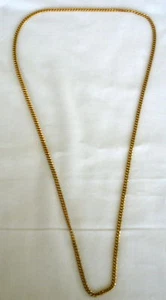 Cadena continua chapada en oro de acero inoxidable 24 pulgadas compra 3 por 19,99 envío gratuito - Imagen 1 de 2