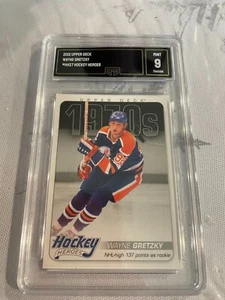 WAYNE GRETZKY OILERS 2012 UPPER DECK HOCKEY HEROES # HH27 GRADED 9 L@@@K - Picture 1 of 2