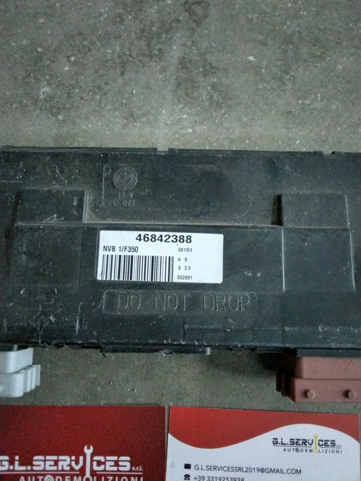 CENTRALINA MODULO UNITA COMANDO GESTIONE COMFORT INTERNO LANCIA MUSA - Immagine 1 di 3