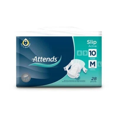 Attends Slip Active 10 Gr. M (Medium) 112 Stück (1 Karton)