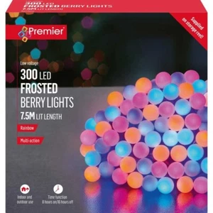 Premier LV221690RBW 300 luci LED arcobaleno smerigliate bacche - Foto 1 di 3