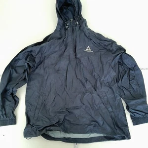 LE COQ SPORTIF Jacke mittelblau Herren Mantel mit Kapuze Anorak 1/4 Reißverschluss - Bild 1 von 10