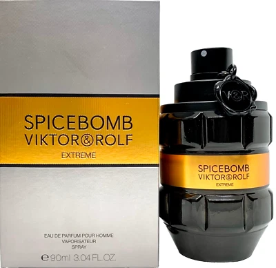 VIKTOR & ROLF SPICEBOMB EXTREME Eau De Parfum Spray Masculino 3,04 Oz/90ml NOVO EM FOLHA - Imagem 1 de 4