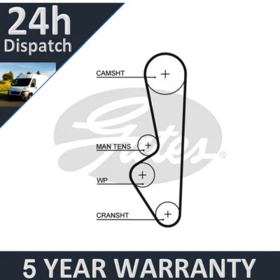 Cinturón de distribución Gates se adapta a Porsche 944 (1986-91) 968 (1991-95) 5 años de garantía G2547 Foto 1 de 4