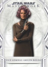 2018 Topps Star Wars Masterwork Base Set Card #100 Vice Admiral Amilyn Holdo