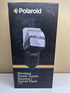Polaroid Wireless Power Zoom Bounce/Swivel Flash PL175 Tested 2014 Flash - Picture 1 of 11