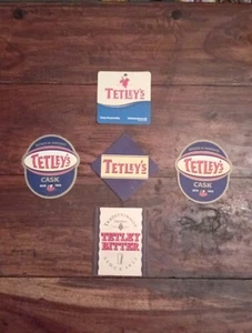 5 Used Tetley's Beer Mat - Picture 1 of 6