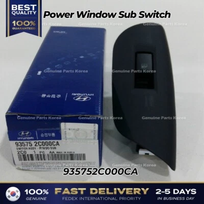 ⭐Genuine⭐ Power Window Sub Switch 935752C000CA for Hyundai Tiburon - Image 1 of 2