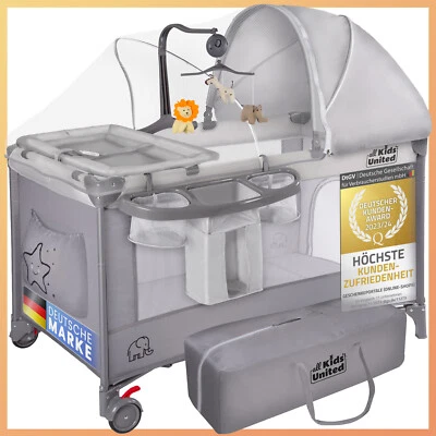 Baby Reisebett Kinderbett Babycenter Kinderreisebett mit Musik & Wickelauflage - Bild 1 von 4