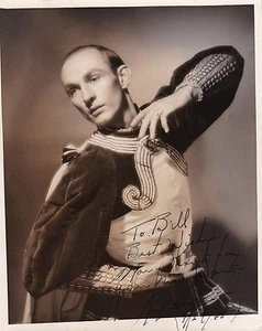 REX COOPER trágica Bailarina de Ballet Foto firmada como Príncipe Encantador en ABT - Imagen 1 de 1