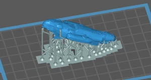 Buque de guerra Battletech Eagle de resina - Imagen 1 de 1