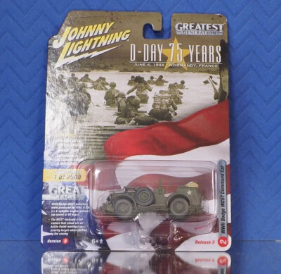 DODGE WC57 COMMAND WWII D-DAY 75 YEARS GREATEST GENERATION JOHNNY LIGHTNING LTD - Image 1 of 2