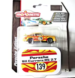 Majorette Porsche Deluxe Edizione Porsche 911 Carrera RS 2.7 212053161 - Foto 1 di 2