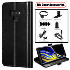 For Samsung Galaxy Note 9 Case Leather + Tpu Wallet Flip Stand Cover Accessories