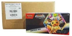 Pokemon Prismatic Evolutions SURPRISE BOX CASE Factory Sealed 6 BOX CASE - Picture 1 of 1