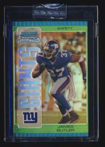 2005 Bowman Chrome Uncirculated Green Refractors #186 James Butler RC - Picture 1 of 2