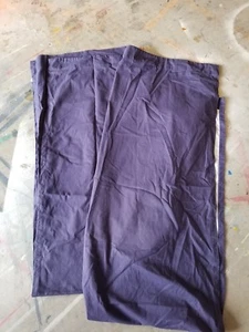 Pottery Barn Kids " Navy Blue Canvas" 44 X 96 Drapes - Set of 2 - Picture 1 of 4