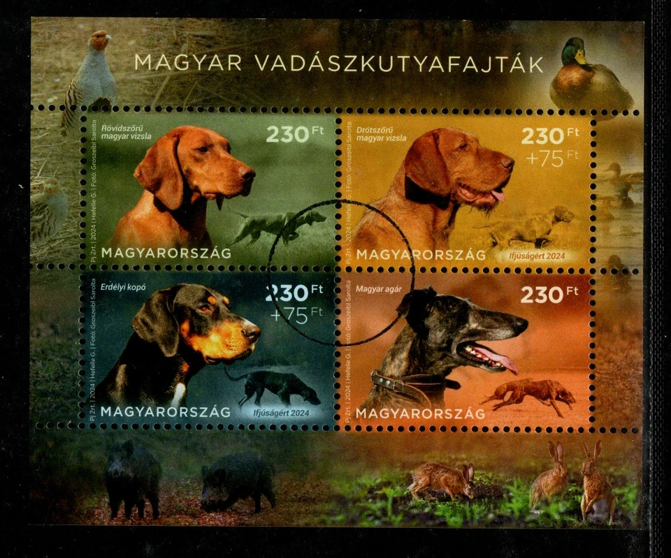HUNGARY-SPECIMEN  S/S  2024 - Hungarian Hunting Dog Breeds - Image 1 of 1