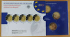 BRD: 2 Euro-Set "10 Jahre Euro-Bargeld" 2012 (polierte Platte/OVP)