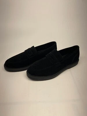 Mocasín para mujer Calvin Klein Brinda de cuero negro talla 9 Foto 1 de 4