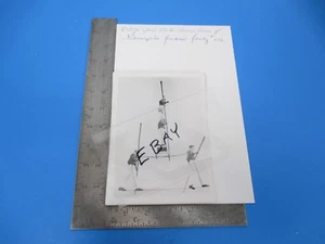 Vintage s/w Zirkus Foto Zirkus Indianapolis Gretona Familie Aerialists S5178 - Bild 1 von 2