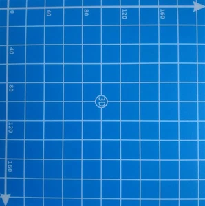 3D-Drucker Druckbett Heizbett Heatbed Folie 220 RepRap mit Raster (A26) - Bild 1 von 2