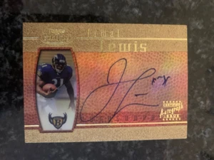 Autógrafo de novato Jamal Lewis 2000 Topps Gold Label - Imagen 1 de 2