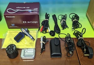 Panasonic D-Sharp SV-AV50A Camcorder Blue with Box Accessories Complete Rare - Picture 1 of 11