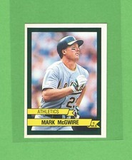 1989 Panini Stickers -  #420 - Mark McGwire - Oakland Athletics