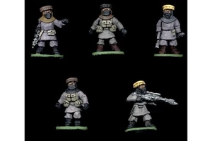 28mm SCI-FI 84 Space Terrorists 2 (5 Figuren) - Bild 1 von 1
