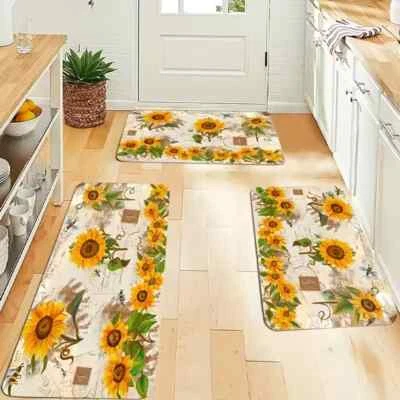 Set 2 tlg Badematte Badteppich Badvorleger Duschvorleger Duschmatte Rutschfest - Bild 1 von 4