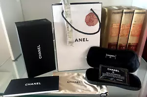 🔴 CHANEL custodia occhiali fodero GARANZIA istruzioni contro scatola COMPLETA - Bild 1 von 9