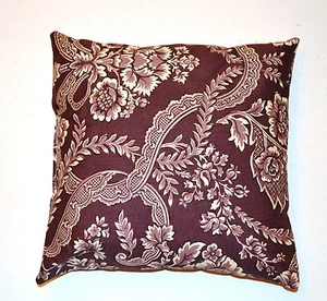 Handmade Violet Floral Decorative Toss Throw Fashion Pillow - Picture 1 of 1