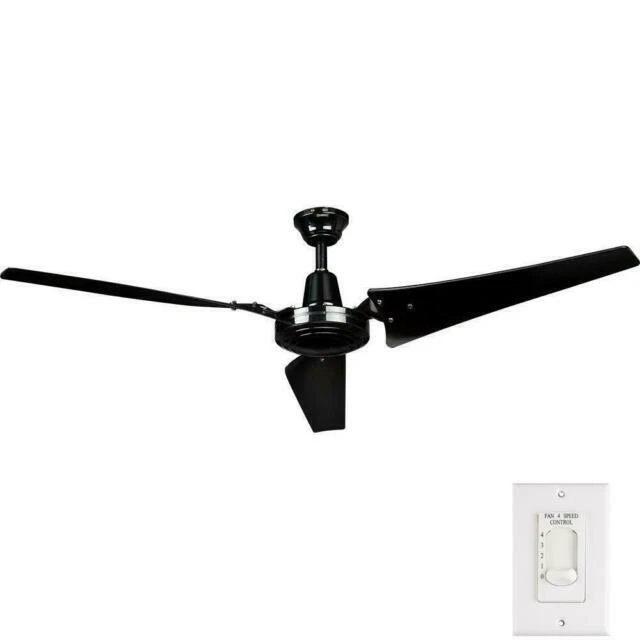 Hampton Bay 26829 60 inch Ceiling Fan - Black