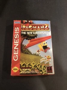 pacman 2 sega genesis solo scatola di cartone e vassoio - Foto 1 di 5