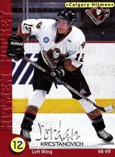 1998-99 Calgary Hitmen #9 Jordan Krestanovich