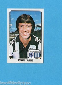 INGHILTERRA-FOOTBALL 79-PANINI-Figurina n.354- JOHN WILE -WEST BROMWICH-Rec