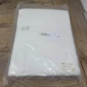 1X Weiße H&M Gardinlangd Vit Vorhänge Weiß Größe 145 X 250 CM - Bild 1 von 6