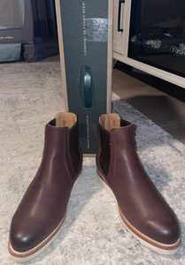 Tecovas The Luke Chelsea Pull On Boots Sawdust Roughout Rugged Men's Size 8 EE - Picture 1 of 15