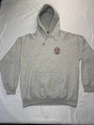 Alabama Crimson Tide Basketball 2023 SEC Tournament Champs Hoodie Gray Mens M - Image 1 of 4