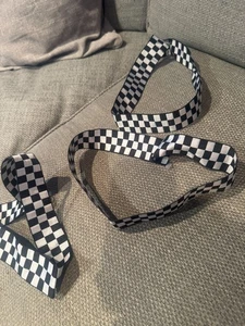 ⭐3 X GENUINE EX POLICE VINTAGE OBSOLETE LADIES HAT CHEQUERED BANDS FREE UK POST⭐ - Picture 1 of 3