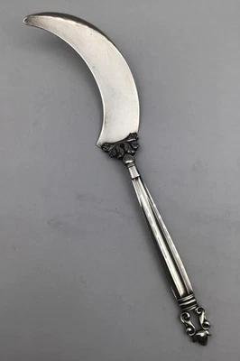 Cuchillo Georg Jensen plata esterlina bellota melón n.º 350B Foto 1 de 4