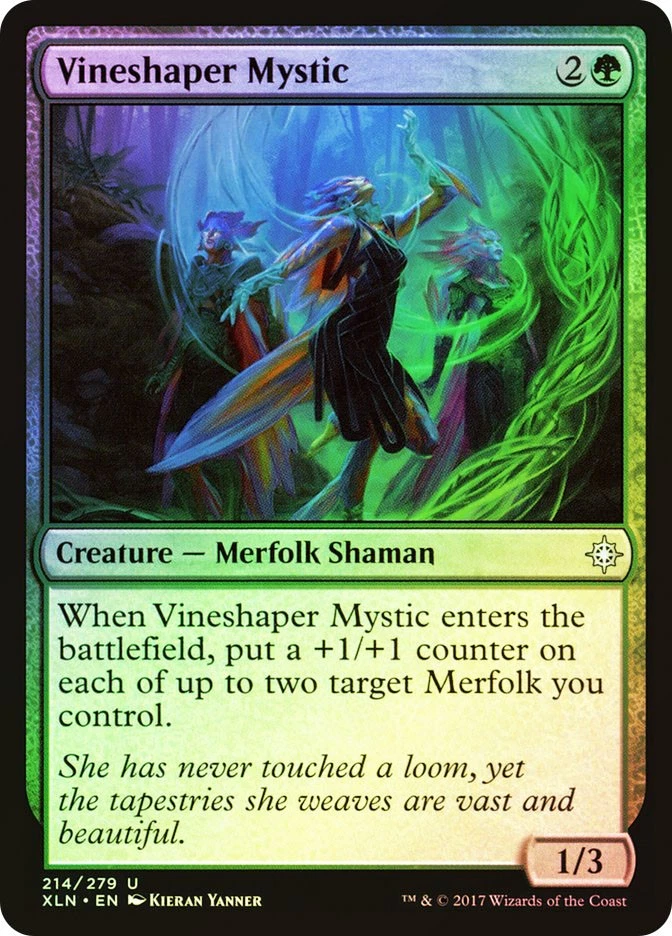 MTG FOIL Vineshaper Mystic  - Ixalan #214 - Image 1 of 1