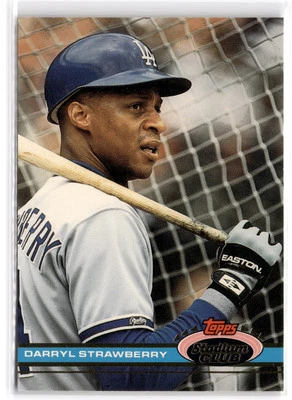 1991 Stadium Club #301 Darryl Strawberry - Image 1 of 2
